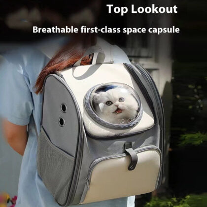 Cat Outing Breathable Backpack – Pet Carrier Bag